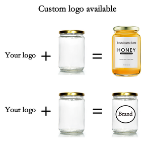 Pot en verre pour aliments, <span class=keywords><strong>confiture</strong></span>, cornichons, avec étiquette personnalisée, 100 ml, 150 ml, 195 ml, 240 ml, 350 ml, 450 ml, 500 ml, 720 ml, verre normal - Product Image 2