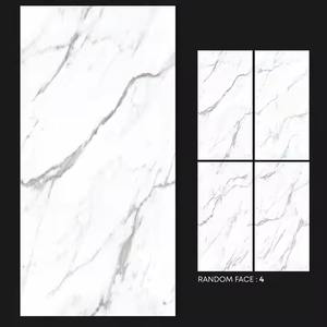 Carreaux de porcelaine européens 60x120cm Usine indienne Meilleur prix Matériaux de construction modernes, y compris la brique réfractaire Large gamme d'options - Product Image 1