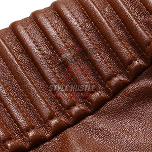 Chaqueta de Cuero de Diseño Único y Súper Calidad al por Mayor para Hombre, Nueva Chaqueta de Invierno de Moda para Hombre en Venta en Línea - Product Image 4