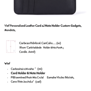 Vief Portacarte e Porta Nota Personalizzato in Pelle - Gadget Personalizzabili - Product Image 3
