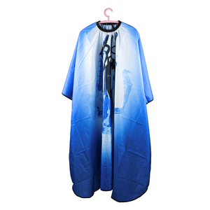 Cape de salon professionnel avec fermetures à pression Grande cape de coiffeur imperméable en polyester durable-pour adultes - Product Image 2