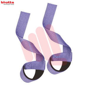 Sangles d'haltérophilie faites par le coton blanc résistant disponible avec le CottonLogo et la couleur adaptés aux besoins du client - Product Image 6