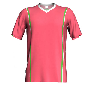 เสื้อฟุตบอลสีพื้นแบบสวมใส่ง่าย ระบายอากาศได้ดี แขนสั้น แห้งเร็ว ชุดฟุตบอลทีมแบบสั่งทำพิเศษ - Product Image 1