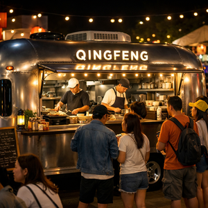 Remolque Profesional para Ahumado de Barbacoas con Parrillas Integradas para Grandes Reuniones Sociales - Product Image 6