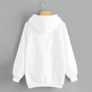 Sudaderas con capucha de gran tamaño de algodón bordado grueso sin cuerdas de fabricante de alta calidad con logotipo personalizado - Product Image 6