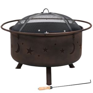 เหล็กหล่อสำหรับตกแต่งที่ทนทานสำหรับใช้ในฟาร์มบ้านไร่สวนกลางแจ้งแบบชนบทสนามหลังบ้านให้ความอบอุ่นในยามเย็น - Product Image 5