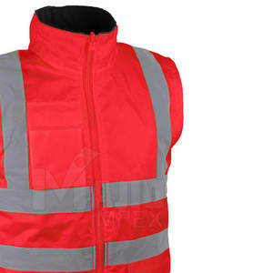 Chaqueta de Seguridad de Alta Visibilidad, Reflectante y Fluorescente para Construcción, Trabajo al Aire Libre - Product Image 5