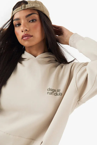 Sudadera con capucha estampada de gran tamaño para mujer con hombros caídos y piedra nueva personalizada, sudaderas con capucha transpirables y antiarrugas, sudadera con cremallera para mujer - Product Image 4