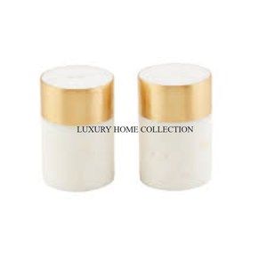 Juego de sal y pimienta de hierro de lujo con superficies pulidas con un acabado perfecto para agregar sofisticación a su mesa de comedor - Product Image 6