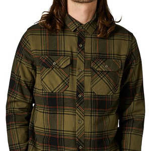 Chemise en flanelle de motard sur mesure de qualité supérieure Chemise de protection en coton à manches longues pour moto avec impression de logo Made Pakistan - Product Image 3