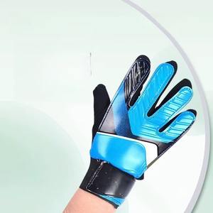 Leather Goalkeeper Gloves for Adults Children Sports Training Competition Use Thickened Wear-resistant Non-slip Design <b>Finger</b> - Product Image 4