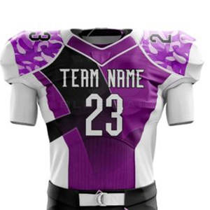 Uniforme de fútbol americano listo para aparejos con Pro Fit y opciones de color personalizadas Conjunto completo de camisetas de fútbol americano - Product Image 3