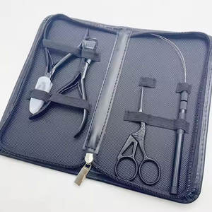 Kit de herramientas de extensiones de cabello profesional y microenlaces para extensiones de cabello en color único sólido diseño personalizado logotipo personalizado - Product Image 2