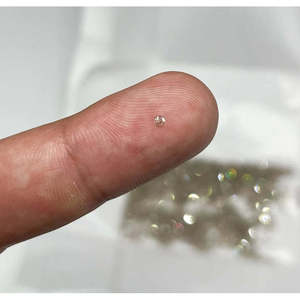 Diamants naturels ronds taille rose champagne clair 1,8-2,2 mm, pureté VVS1, excellente taille cabochon, diamants en vrac - Product Image 4