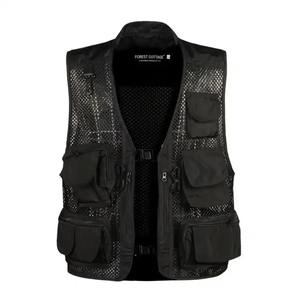 Gilet personnalisé avec fermeture à glissière pour la pêche chasse tir utilisation d'été-Design haut rembourré corps plus chaud vêtements d'extérieur - Product Image 4