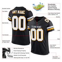 Maillot de football américain de qualité supérieure, nouvelle saison, version fan personnalisée, t-shirt de joueur, club, unisexe, manches courtes, vente en gros