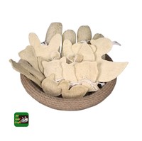 Luffa os jouets pour animaux de compagnie molaire dents nettoyage résistance à la morsure formation chien chat jouet pantoufle en forme de luffa jouets à mâcher prix pas cher