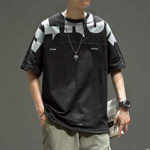 Wholesale Custom 100% Cotton Graphic Oversized T-<b>Shirt</b> <b>White</b> with Solid Pattern Logo Heavy Streetwear Knitted Fabric - Product Image 6