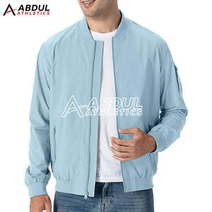 Blouson d'aviateur pour hommes, matériau souple et décontracté, vêtements d'extérieur à fermeture éclair, mode vente en gros, veste d'hiver pour hommes en usine - Product Image 1