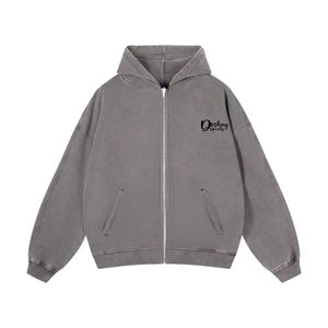 Automne et hiver en gros plaine vierge 350 grammes pull surdimensionné hommes hiver polaire à capuche polaire pull à capuche - Product Image 3