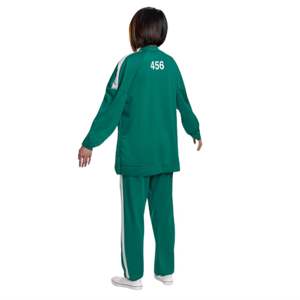 Squid Game Player 456 disfraz de chándal verde tallas para adultos conjunto de Cosplay de Halloween chaqueta camisa pantalones inspirados en programa de televisión - Product Image 5