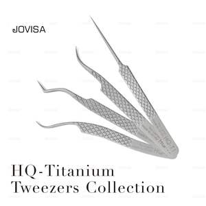 Pince à cils | Collection de pinces à HQ-T3 # HQ-T3 | Pince à épiler en titane - Product Image 5