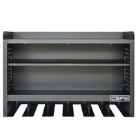 Armoire murale CSPS 76 cm pour garage/entrepôt/atelier, en acier thermolaqué noir mat, vente en gros, OEM&ODM, pour outils