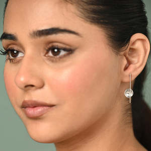 Compre Pendientes de Plata de Ley 925 de Primera Calidad para Mujer, con Oro, Zafiro, Circonita y Perla, Modernos, para Compromiso, Boda, Aniversario, Regalo de Fiesta - Product Image 3