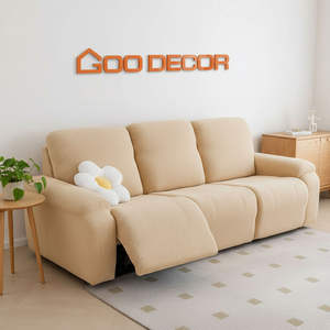 Good Quality Quilted Recliners Chair Covers <b>3</b> Seater Modular <b>Sofa</b> Cover <b>Set</b> From Vietnam Direct Factory For Home Decor - Product Image 3