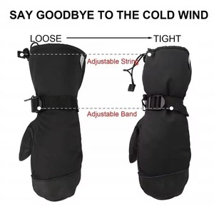 Alta calidad Mejor tarifa Guantes de nieve de invierno Hombres cálidos A prueba de viento Impermeable para guantes de esquí Precios competitivos - Product Image 5