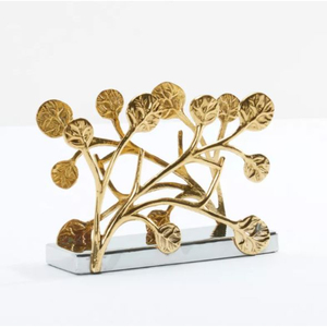 Vente en gros de distributeur de mouchoirs et porte-serviettes de luxe en métal de qualité avec base en marbre noir pour bureau et restaurant - Product Image 3