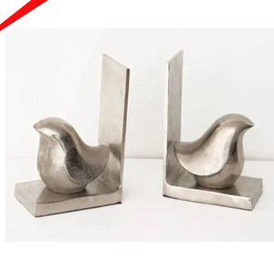 ที่กั้นหนังสืออลูมิเนียมรูปมือสีทองหรูหราสำหรับบ้านสำนักงาน - Product Image 2