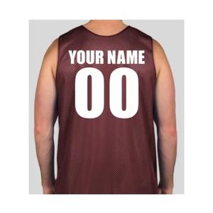 Camiseta de Baloncesto Personalizada Reversible y Transpirable, Camiseta sin Mangas para Adultos con Nombre y Número Personalizados, Ligera y Duradera para Entrenamiento de Baloncesto - Product Image 3