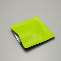 Pochette en papier d'aluminium à trois joints latéraux imprimés sur mesure Mini pochette plate Sachet de café en poudre thé de qualité alimentaire Petit sac d'emballage