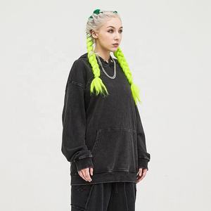 Ensemble sweat à capuche et pantalon de survêtement pour homme, style décontracté, personnalisable, effet délavé à l'acide - Product Image 4