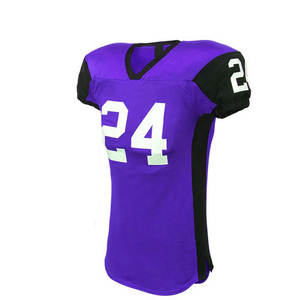 Uniforme de football américain à séchage rapide sublimé uniforme de football américain de couleur unie de style différent - Product Image 2