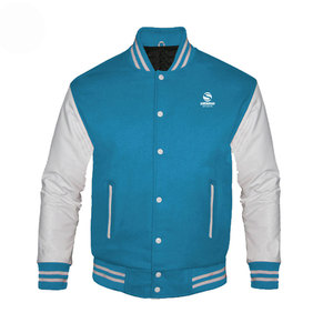 Top-Venta de OEM al por mayor de los hombres Letterman chaquetas de diseño personalizado con el logotipo de la chaqueta de cuero de moda - Product Image 1