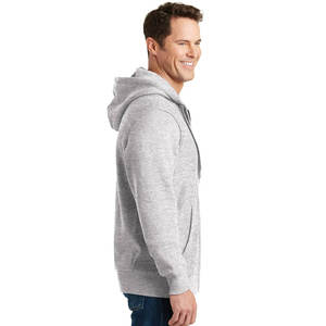 <b>Men</b> Loose Fit Embroidery Pattern Unisex Hoodie Loose <b>Thermal</b> Zipper up Hoodies - Product Image 6