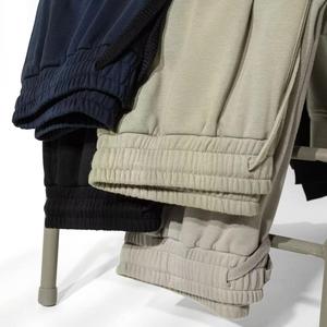 Wholesale Lightweight Men's Winter Mid Waist Jogger Sweatpants 100% Cotton Canvas Casual Sports Knitted - Product Image 3