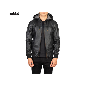 Venta caliente Hombres Ropa Chaqueta de cuero Nueva moda Hombres Chaqueta de cuero a prueba de viento - Product Image 1