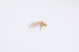 ต่างหูผู้หญิงสไตล์คลาสสิกสุดหรูวัสดุชุบโรเดียมและเป็นมิตรกับสิ่งแวดล้อมสำหรับงานแต่งงานงานหมั้นหรือของขวัญ-การเสนอ - Product Image 4