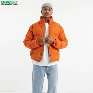 High Street Low Moq Chaqueta acolchada de lana y cuero para exteriores de alta calidad para hombres Servicio OEM Transpirable La mejor chaqueta acolchada personalizada - Product Image 4