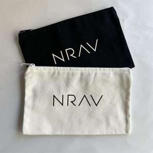 Wholesale Customized Promotion <b>Cheap</b> <b>Gift</b> Ladies Travel Pouch Makeup Cotton Cosmetic Zipper <b>Bag</b> - Product Image 2