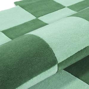 Top vente de luxe 3D écologique doux moderne tufté à la main grand tapis élégant personnalisé Viscose Floral indien tapis ensembles - Product Image 4