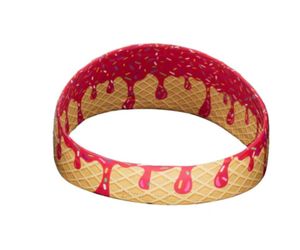 Vente en gros de bandeaux de sport personnalisés 100% coton épais secs solides pour la course à pied Yoga Tennis Gym bandes de cheveux élastiques antidérapants - Product Image 6