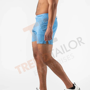 Ropa Deportiva con Bolsillos en la Cintura, Pantalones Cortos Deportivos Personalizados para Hombre, Secado Rápido, Nailon, para Correr por Senderos - Product Image 5