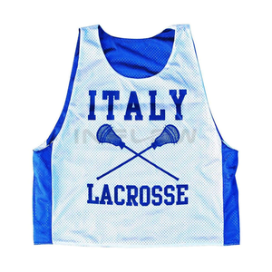 El mejor uniforme deportivo Lacrosse Jerseys Camiseta deportiva de lacrosse de alta sublimación para hombres Uniforme de fútbol americano Pinnies - Product Image 5