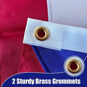 Флаг Пуэрто-Рикана с кораблем, двусторонний, 12x18 дюймов, из прочного нейлона, вышитый, для улицы - Product Image 5