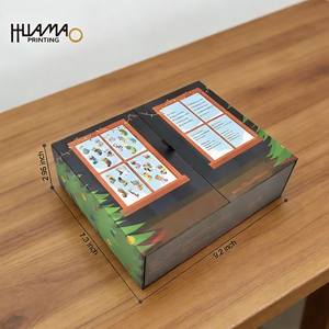 High End Magnetic OEM Double Door <b>Book</b>-Style Gift Box Custom Size Color Logo Paper Gift PackagingBox for <b>Holiday</b> Wedding Gifting - Product Image 2