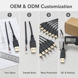 Modul kamera Tipe-A, kabel harness, transmisi sinyal pengenalan wajah, kabel UL2725, adaptor USB2.0, terminal JST-SHR-05V-S-B - Product Image 4